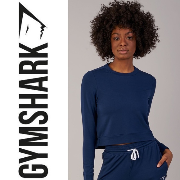 Gymshark Tops - EUC {GYMSHARK} Solace Sweater, Sapphire Blue